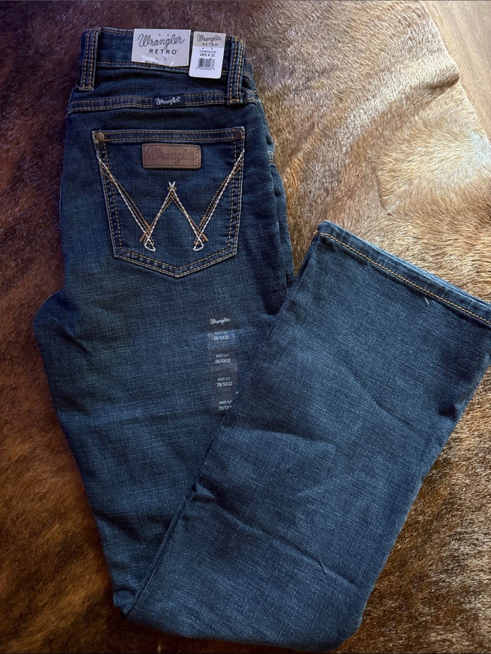 Wrangler Retro Jeans in dark indigo